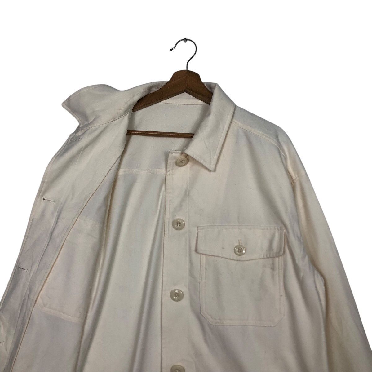Japanese Brand 📌Vintage Wool Chore Jacket GU Japan Trucker Issey Miyake Size US XXL / EU 58 / 5 - 13 Thumbnail