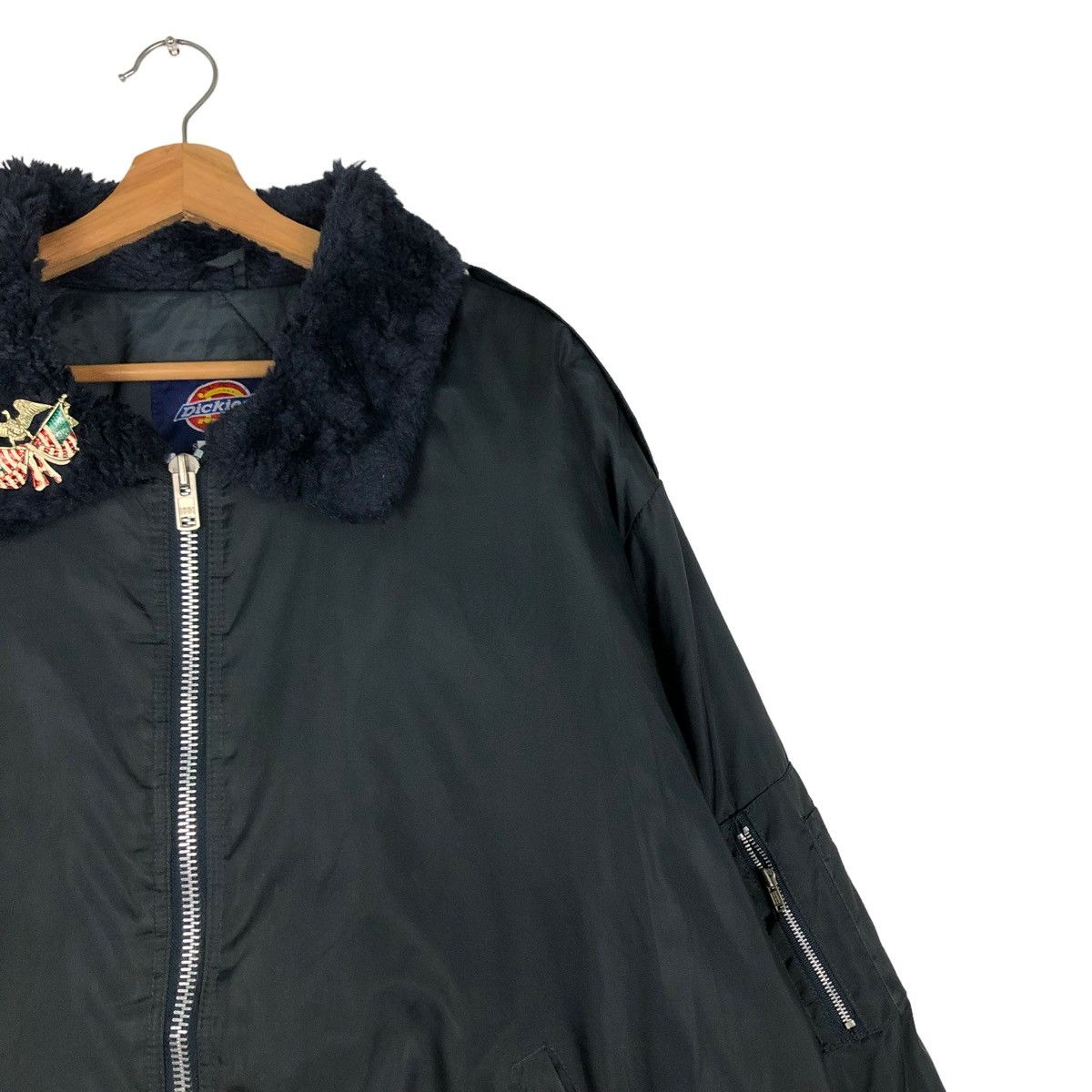 Japanese Brand 🔥VINTAGE BOMBER JACKET WORKER DICKIES MILITARY DESIGN Size US XL / EU 56 / 4 - 6 Thumbnail