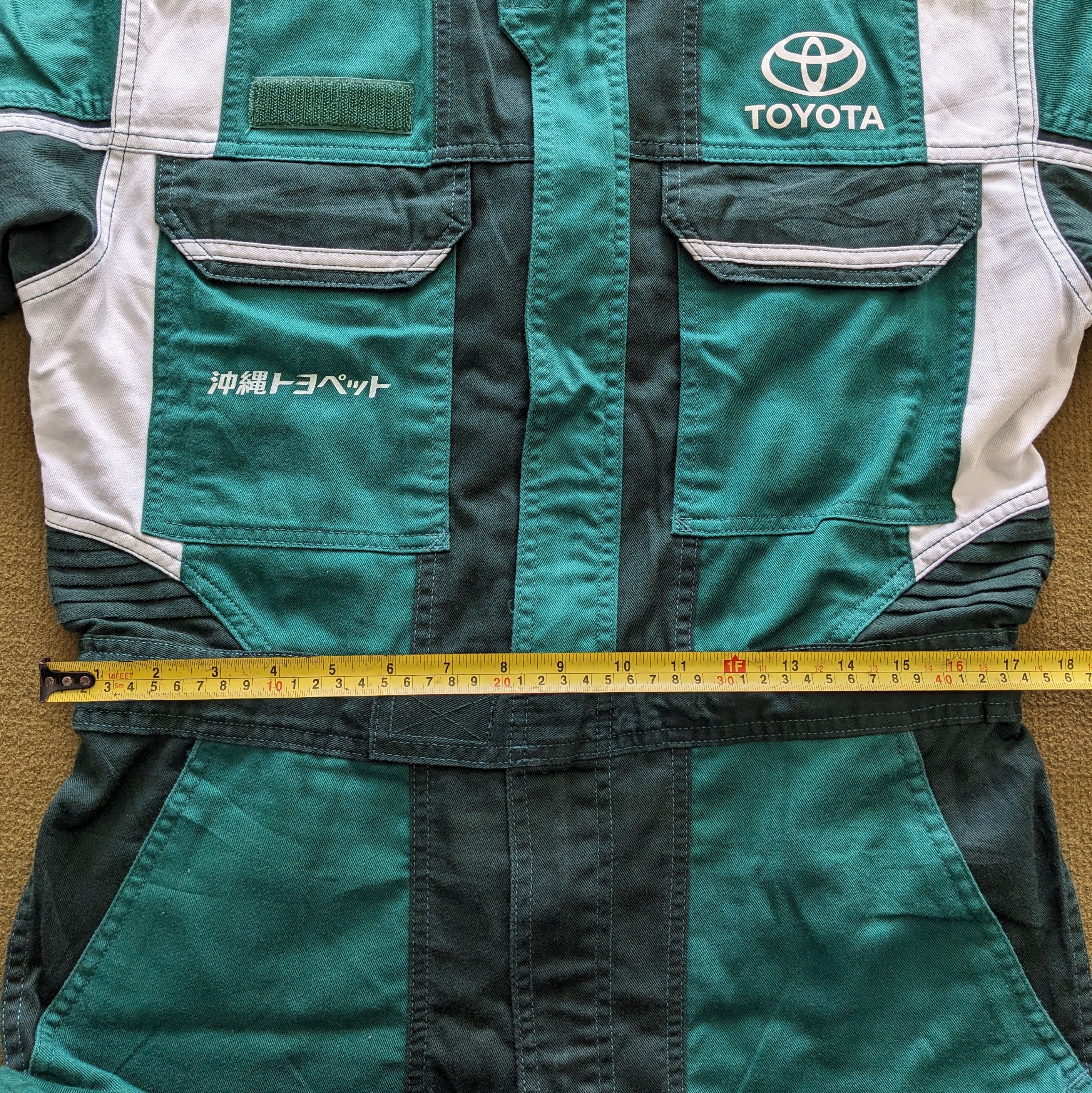 Vintage Vintage TOYOPET TOYOTA Racing Coverall Workwear Jacket Size US M / EU 48-50 / 2 - 9 Thumbnail