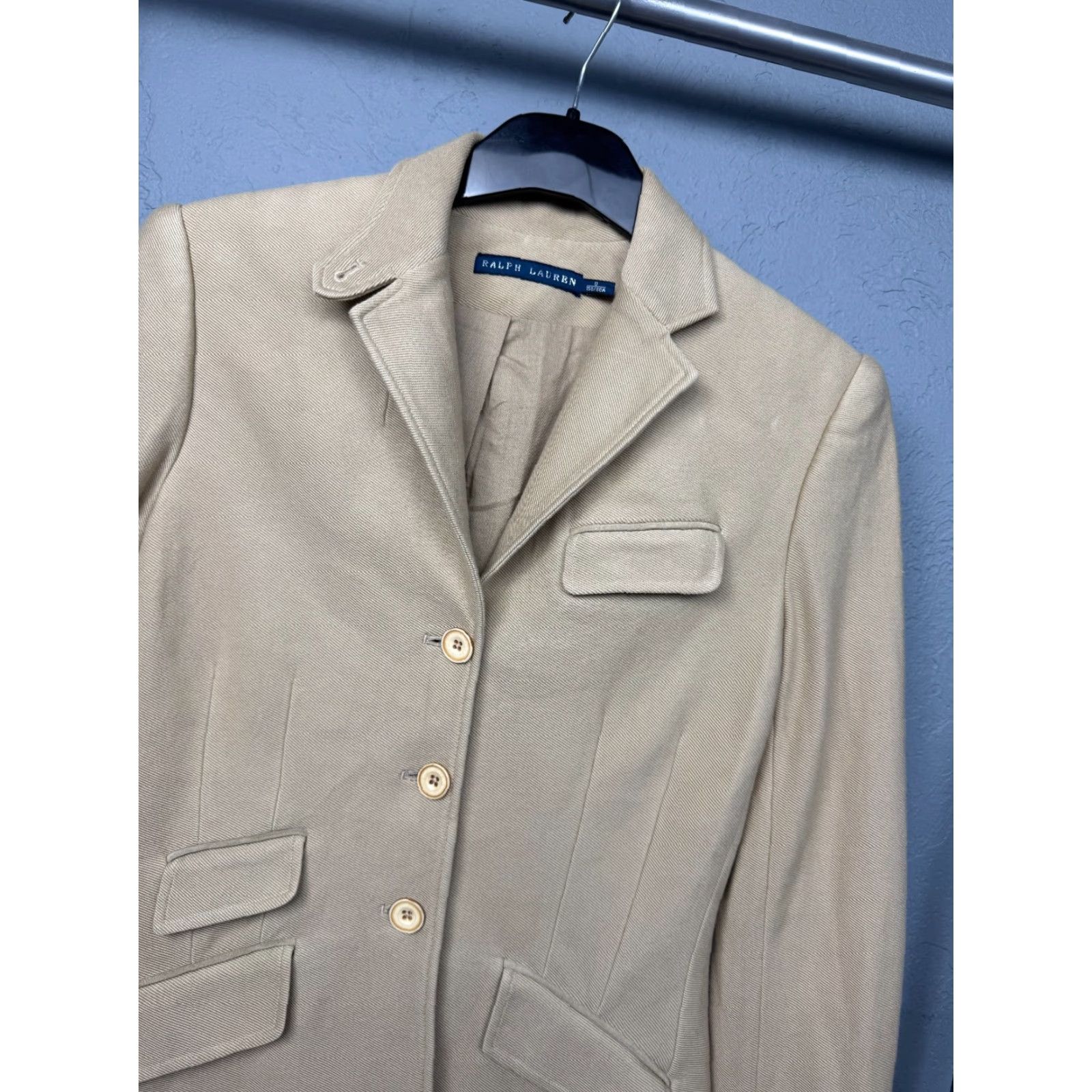 Polo Ralph Lauren VINTAGE Polo Ralph Lauren Womens Cotton Blazer Jacket Size S / US 4 / IT 40 - 2 Thumbnail