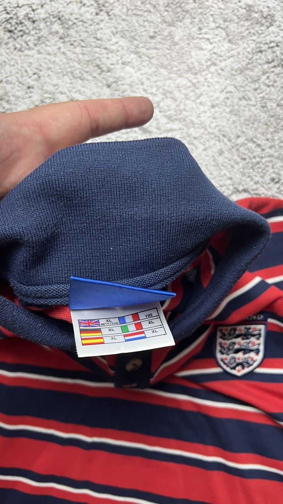 Umbro 2002-2004 England national football team umbro polo jersey Size US XL / EU 56 / 4 - 5 Thumbnail