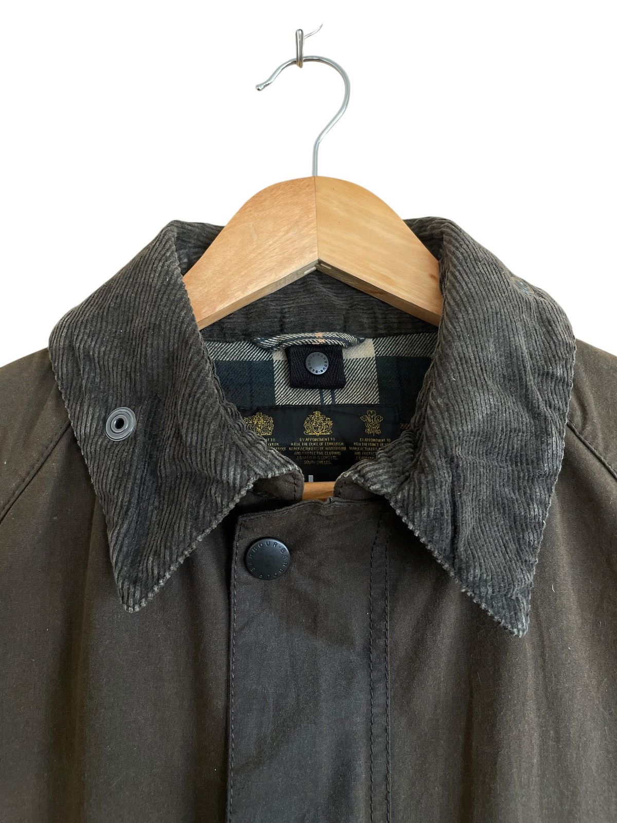 Barbour Very Rare Vintage Brand Barbour Bedale Waxed Jacket 1990s Size US M / EU 48-50 / 2 - 9 Thumbnail
