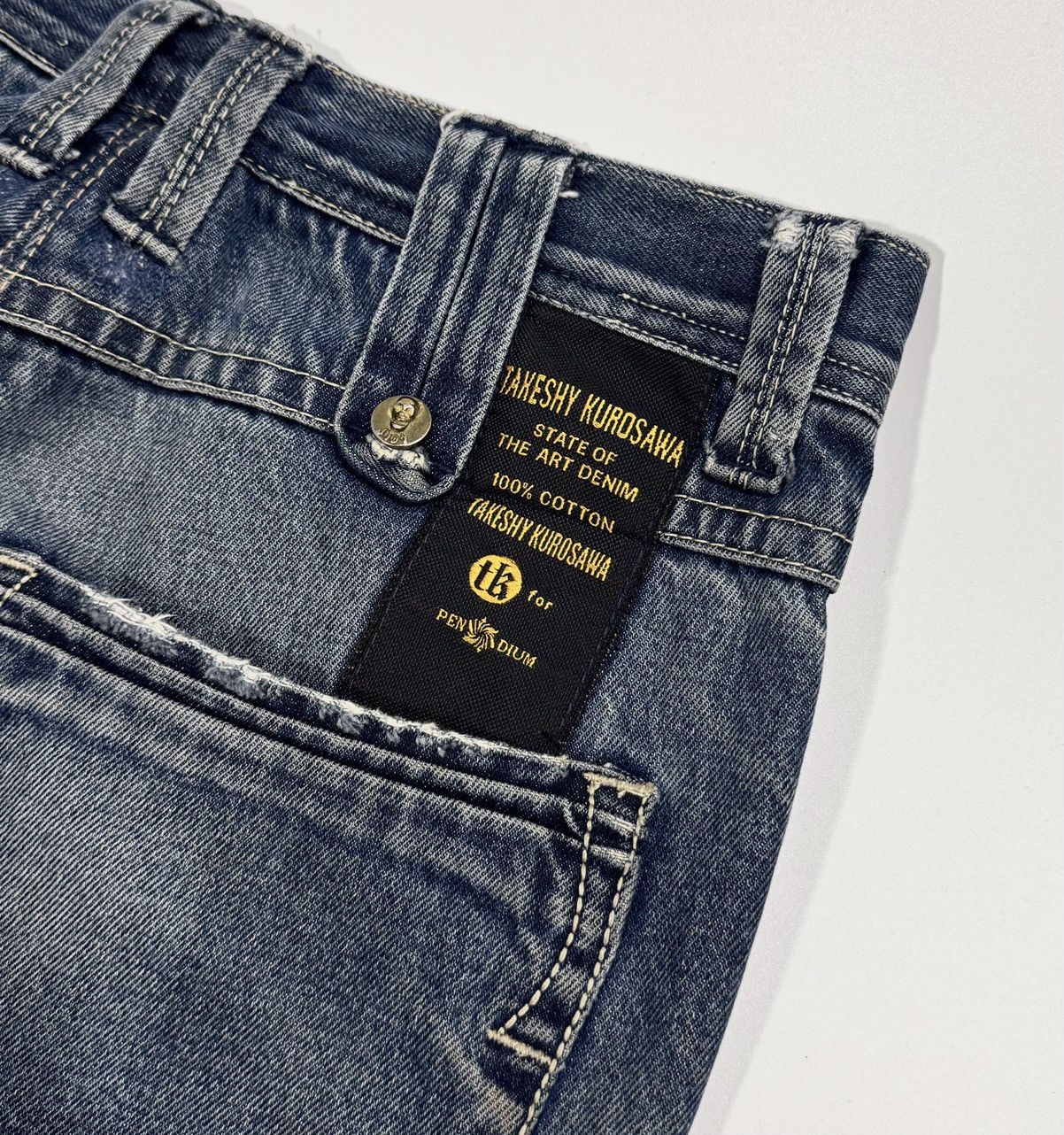 Takeshy Kurosawa Takeshy Kurosawa Jeans Distressed Denim Unique Design Size US 30 / EU 46 - 7 Thumbnail