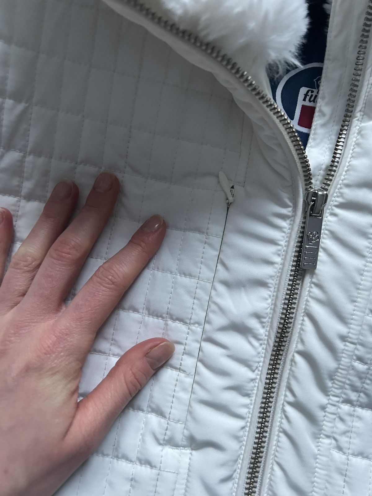 Fusalp Fusalp white ski city jacket with belt new XL 42 Size XL / US 12-14 / IT 48-50 - 14 Thumbnail