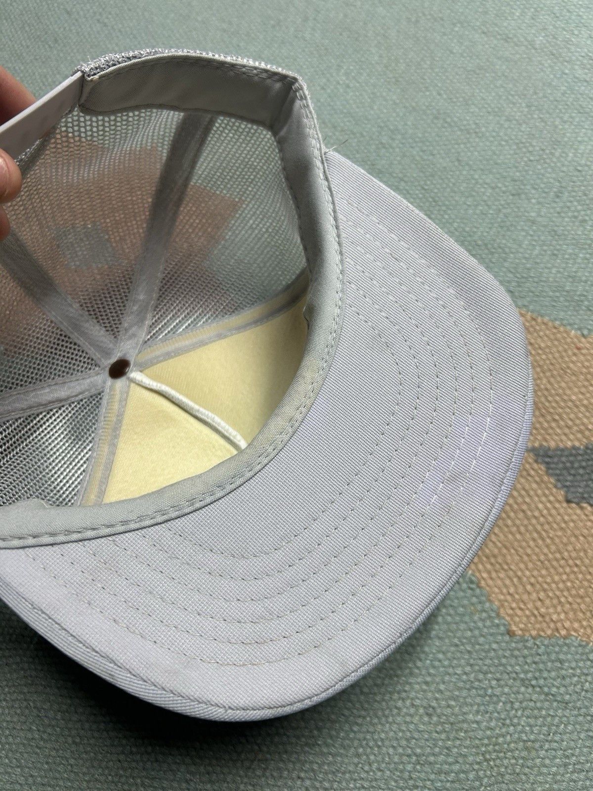 Vintage Vtg trucker hat mesh T&T construction Swartz creek Michigan Size ONE SIZE - 8 Thumbnail