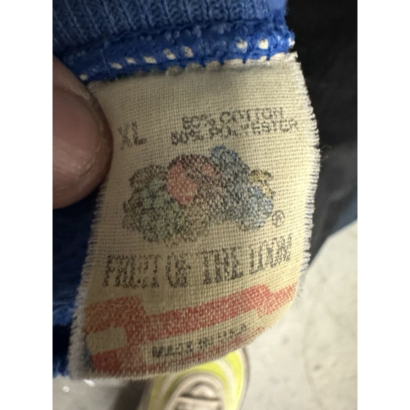 Fruit Of The Loom VINTAGE 80s Grange Farming NY Patrons of Husbandry Blue Sweatshirt XL Unisex Adults Pullover Crewneck Size US XL / EU 56 / 4 - 7 Thumbnail