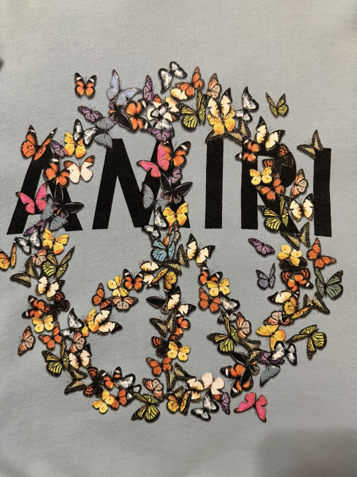 Amiri Amiri “Peace / Butterfly” Oversized Crewneck Size US XS / EU 42 / 0 - 2 Thumbnail