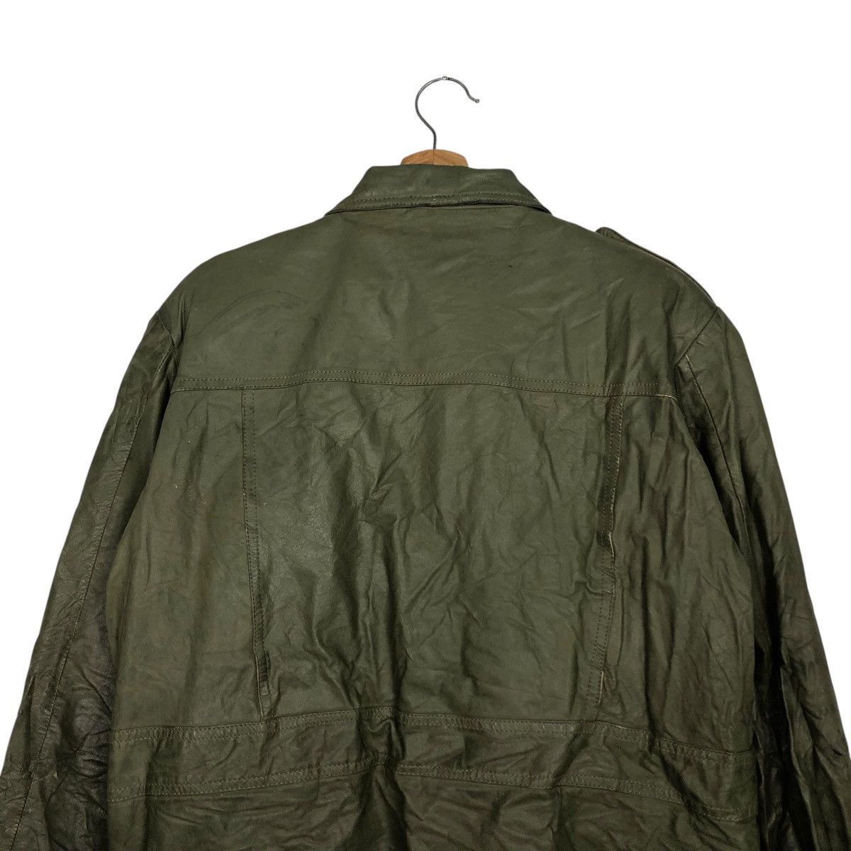 Japanese Brand 🔥VINTGE BIKER LEATHER JACKET BLANKET A REX ISSEY MIYAKE Size US L / EU 52-54 / 3 - 12 Thumbnail