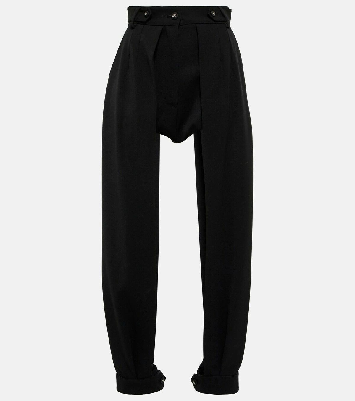 Dolce & Gabbana o1y0925 Casual Pant in Black Size 26" / US 2 / IT 38 - 1 Thumbnail
