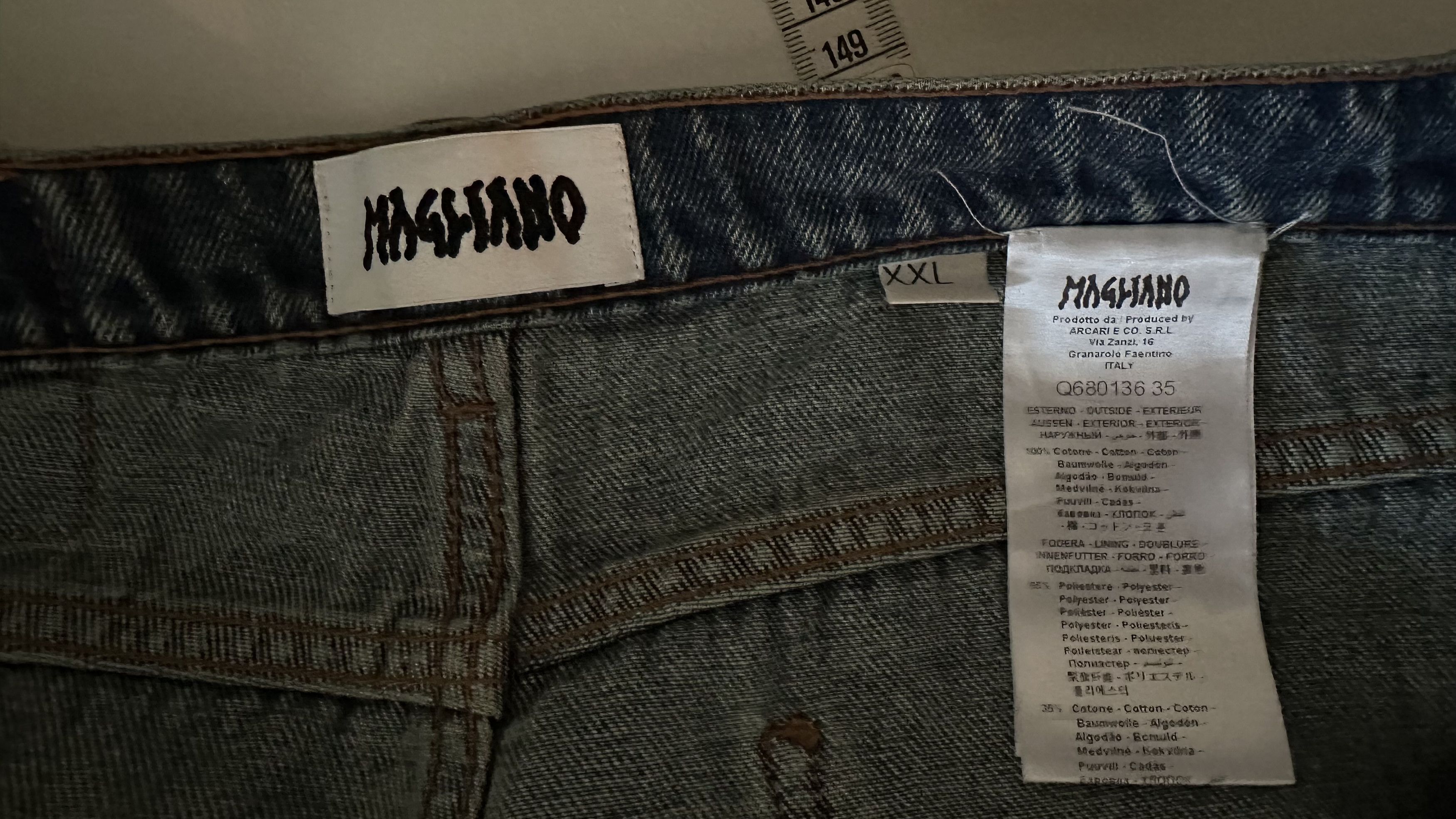 Magliano Unregular Lametta Jeans Size US 34 / EU 50 - 5 Thumbnail