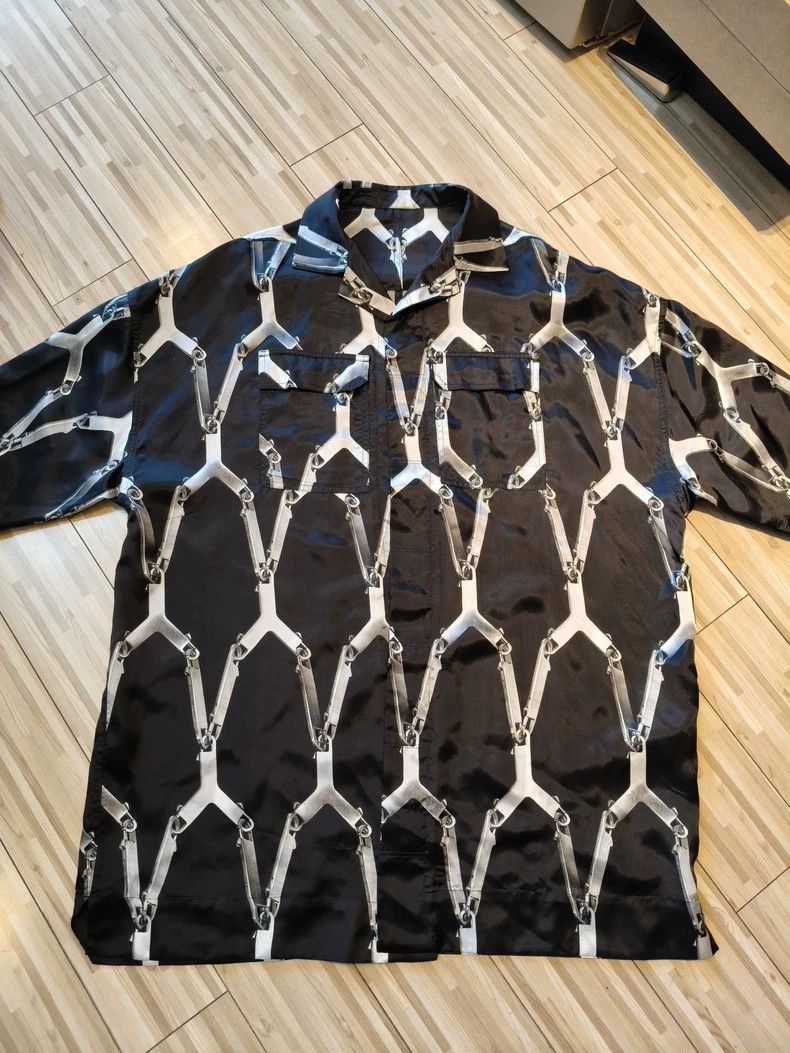 Rick Owens RickOwens Cuban Collar Short Sleeve Shirt - dmc Size US XL / EU 56 / 4 - 1 Thumbnail