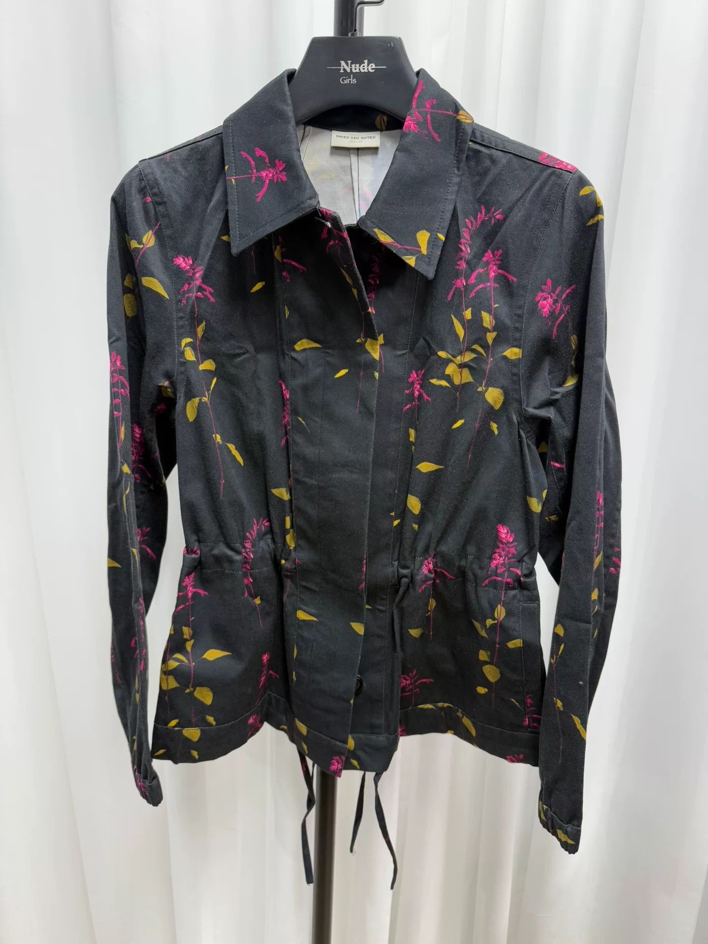 Dries van Noten Floral Waist Jacket