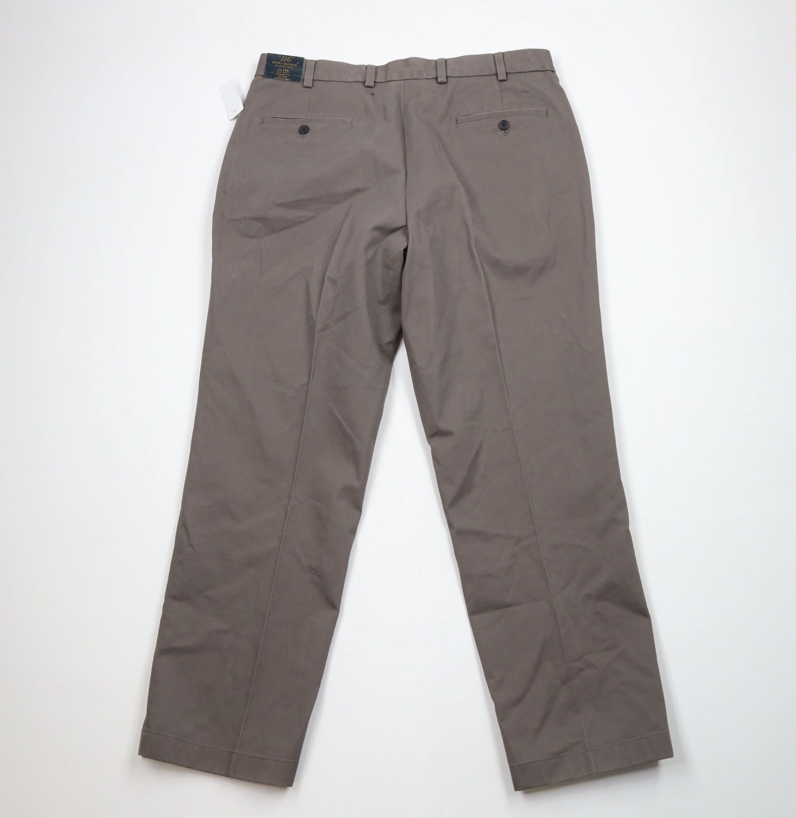 Brooks Brothers × Vintage Deadstock Vintage Brooks Brothers Advantage Chino Pants Gray Size US 37 - 8 Thumbnail