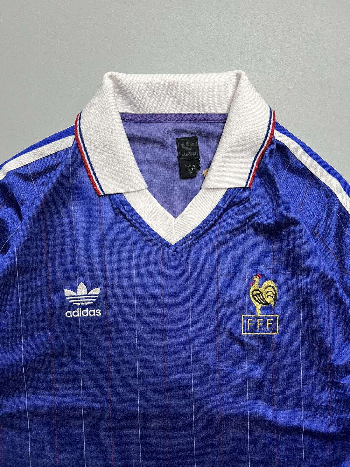 Adidas Vintage 1982 France Jersey Size US M / EU 48-50 / 2 - 2 Thumbnail
