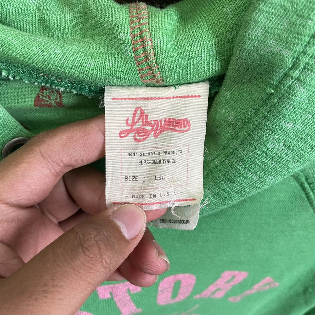 Vintage Vintage Lil almond History Hoodie Size US M / EU 48-50 / 2 - 5 Thumbnail