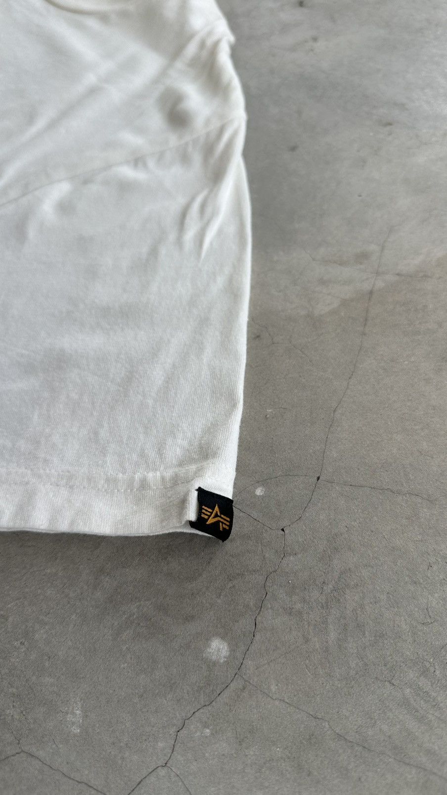 Alpha Industries × Vintage VINTAGE ALPHA INDUSTRY BIG LOGO BACKPRINT TEE Size US L / EU 52-54 / 3 - 5 Thumbnail