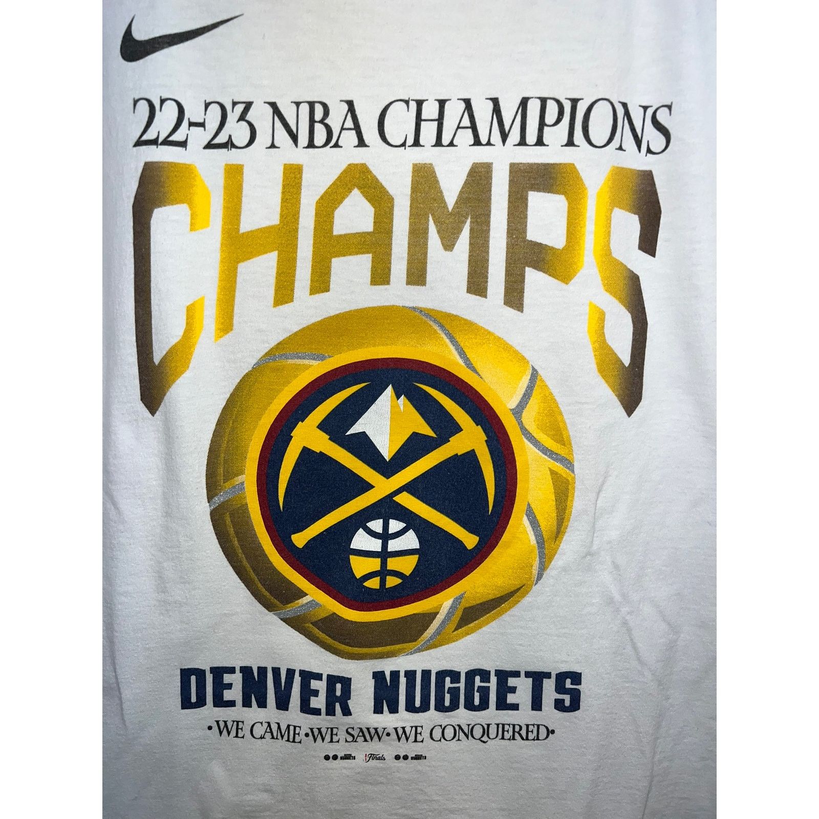 Vintage Womens Nike Denver Nuggets Shirt NBA Champions Top Women 2XL Size XXL / US 16-18 / IT 52-54 - 2 Thumbnail