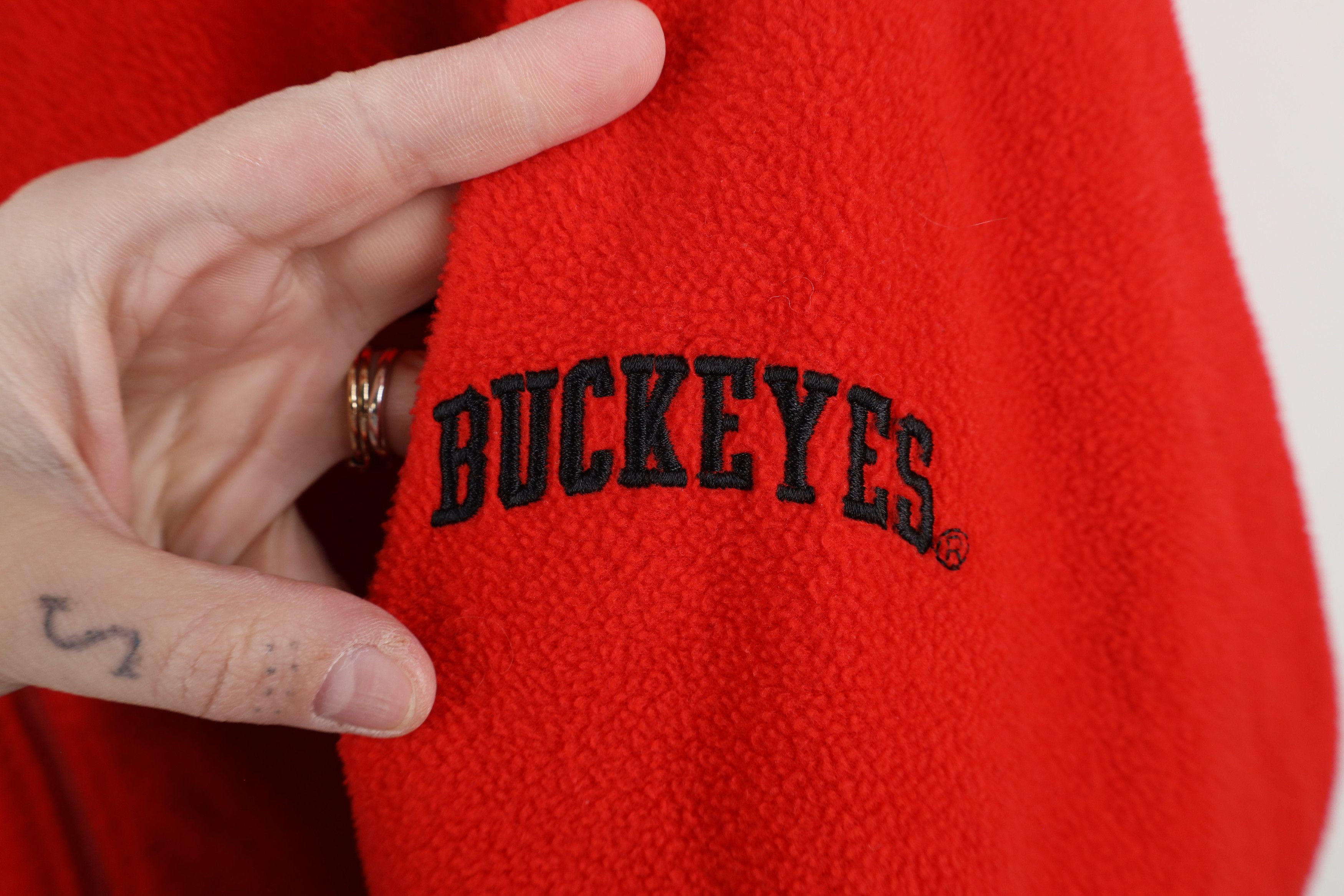 Vintage Vintage 90s Ohio State University Lined Full Zip Jacket Size US L / EU 52-54 / 3 - 6 Thumbnail