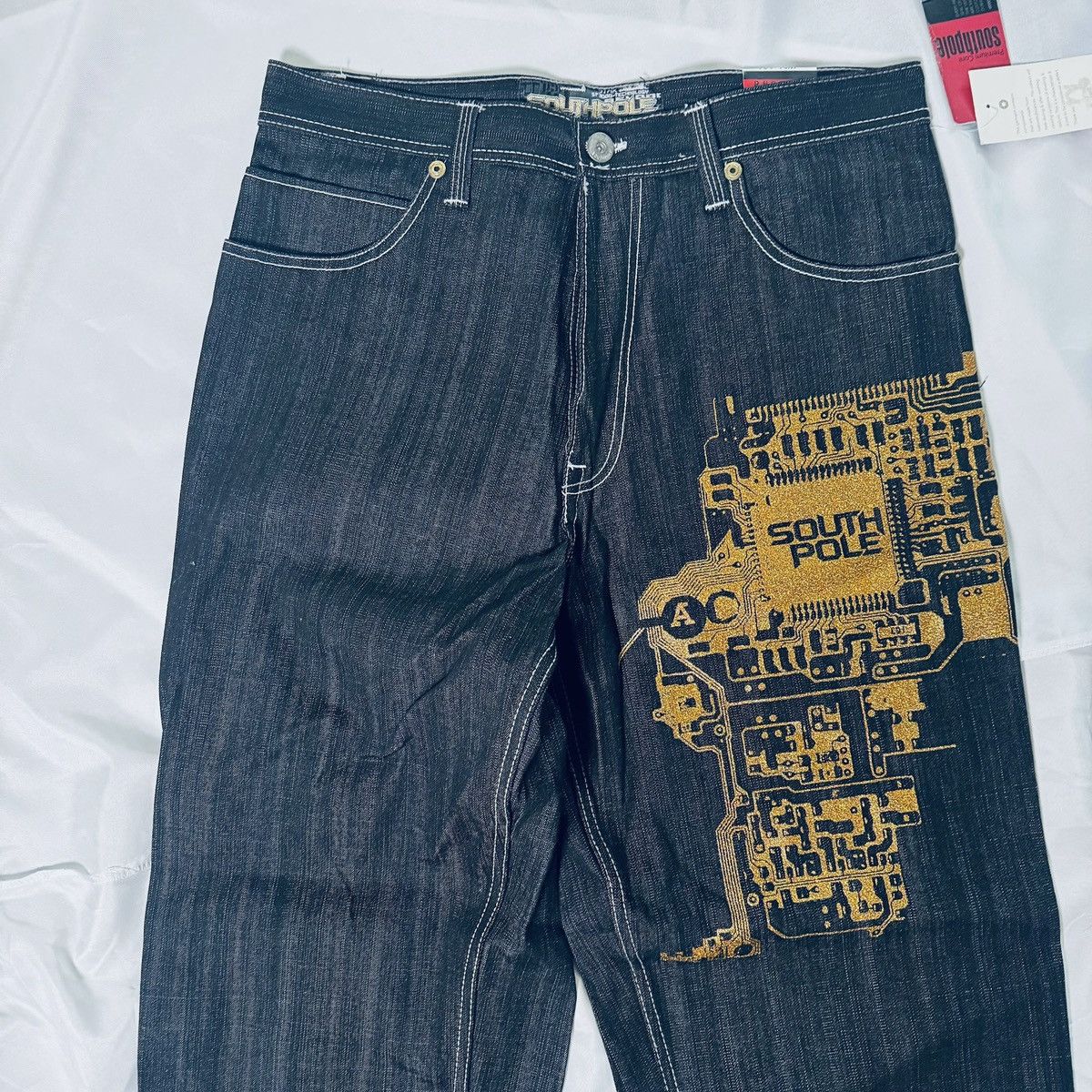 34x34: New x Southpole x 2000s x Black Gold x Baggy Jeans