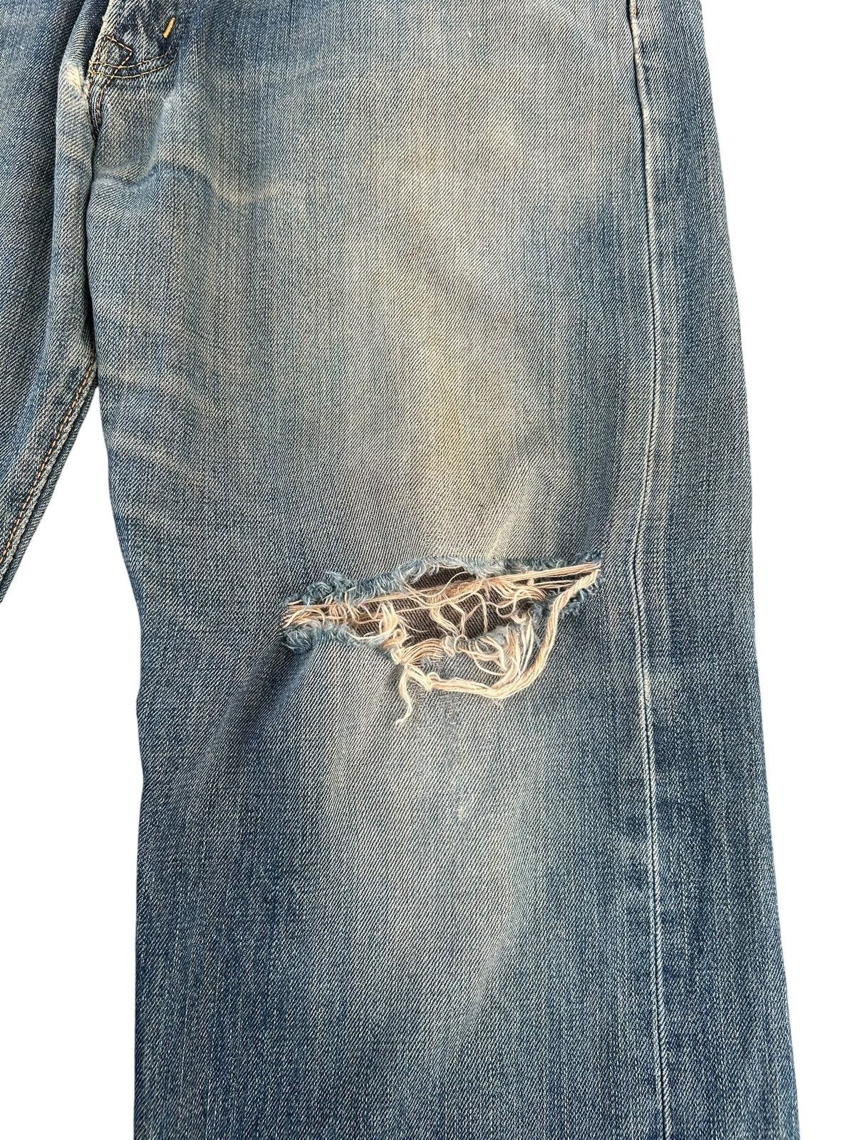 Kapital Vintage Edwin 505x Selvedge Distressed Denim Jeans Size US 34 / EU 50 - 3 Thumbnail