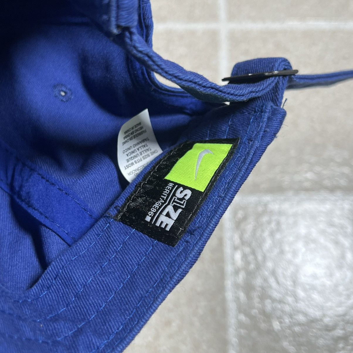 Nike Nike Blue Baseball Cap Hat Size ONE SIZE - 5 Thumbnail