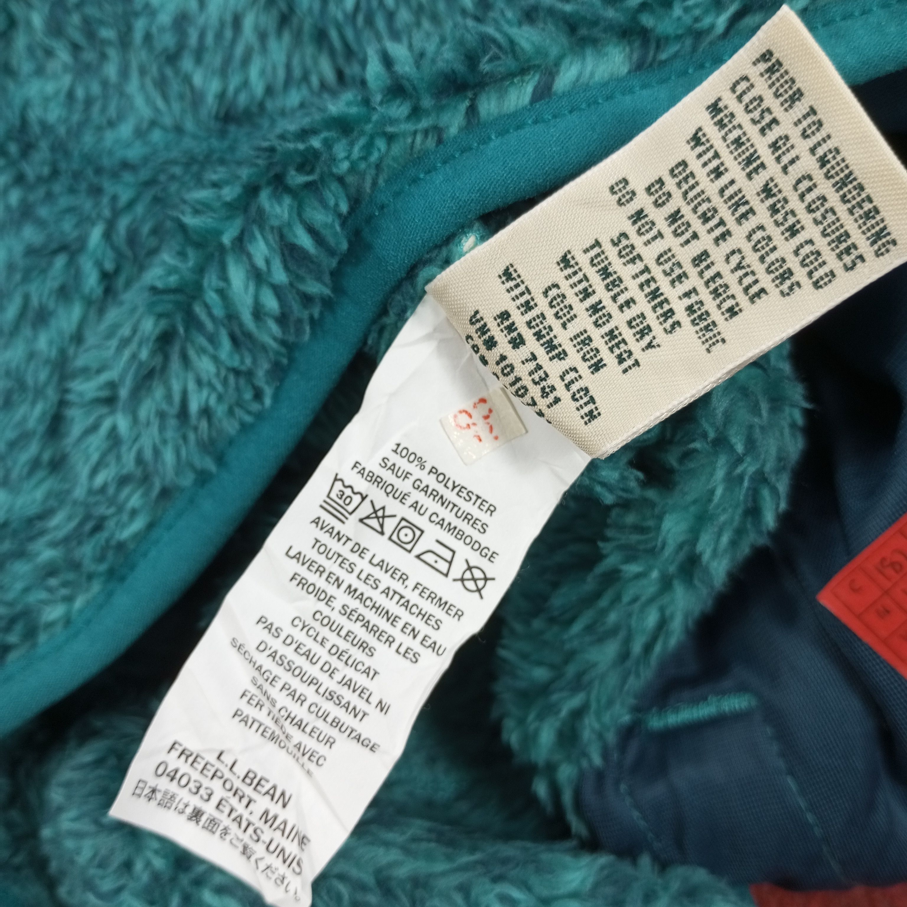 L.L. Bean × Vintage LL Bean Outdoor Brand Style Fleece Jacket Size US L / EU 52-54 / 3 - 7 Thumbnail