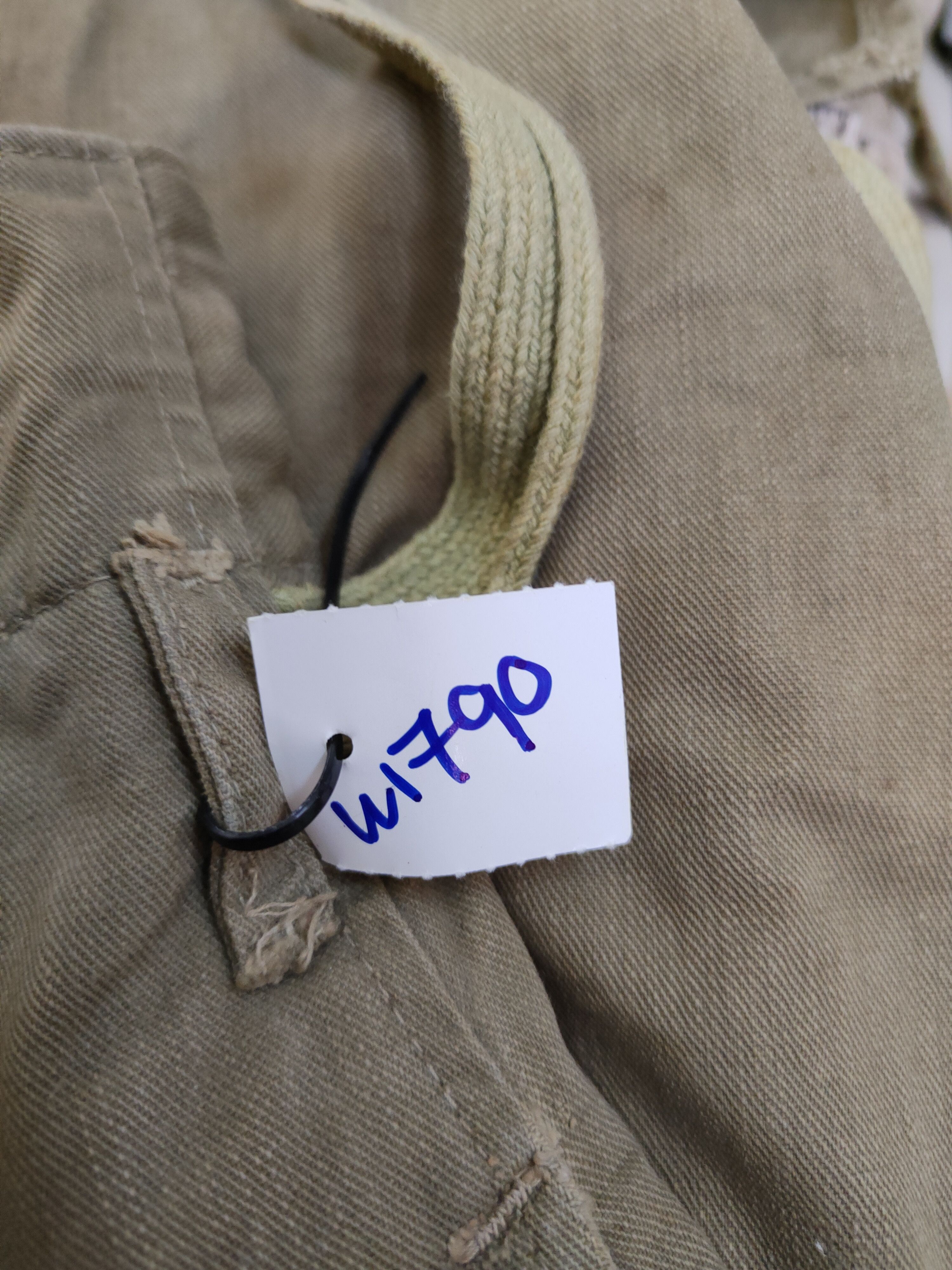 Vintage DL Japan vintage military worker Olive cargo Pants #W1790 Size US 30 / EU 46 - 16 Thumbnail