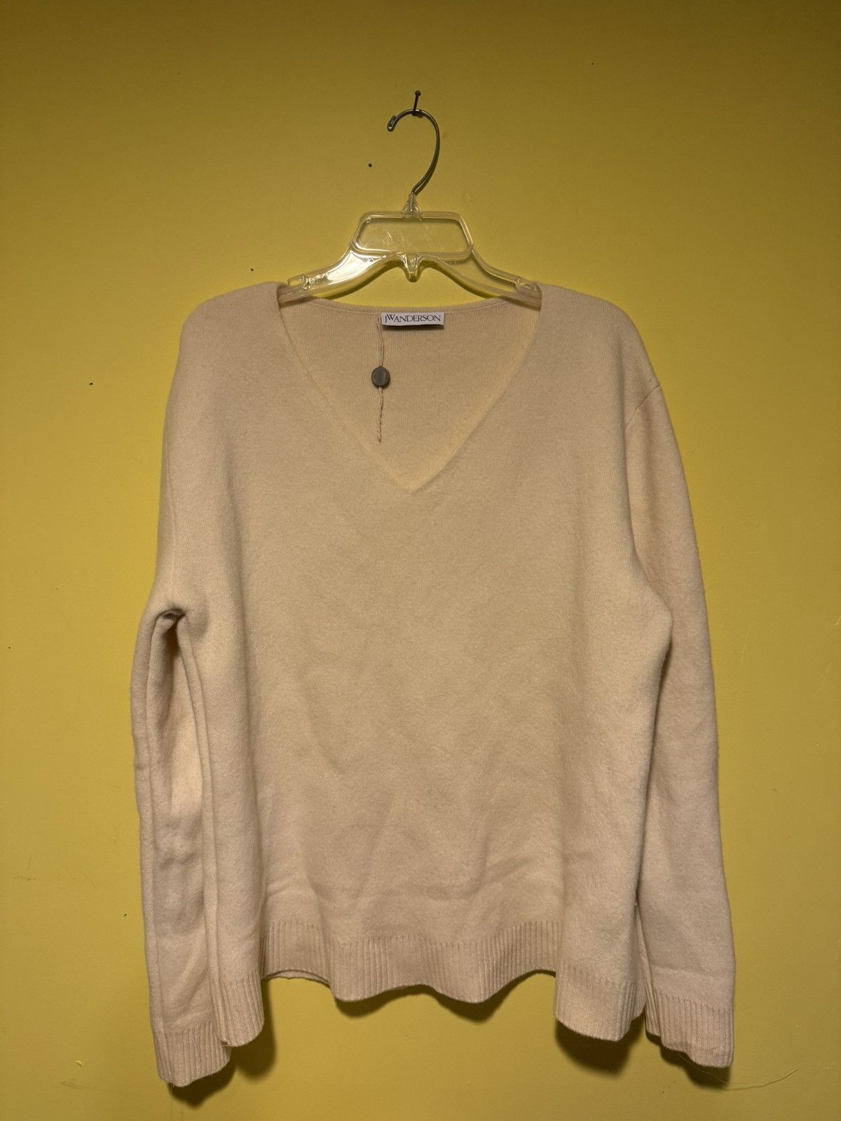 JW Anderson JW ANDERSON V Neck Wool Sweater M High Fashion Designer Size M / US 6-8 / IT 42-44 - 1 Thumbnail
