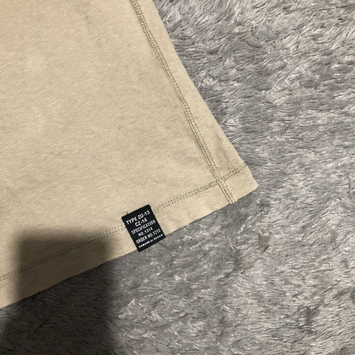 CABANE de ZUCCa × Japanese Brand × Zucca ZUCCA ISSEY MIYAKE BLANK TSHIRT BROWN Size US L / EU 52-54 / 3 - 4 Thumbnail