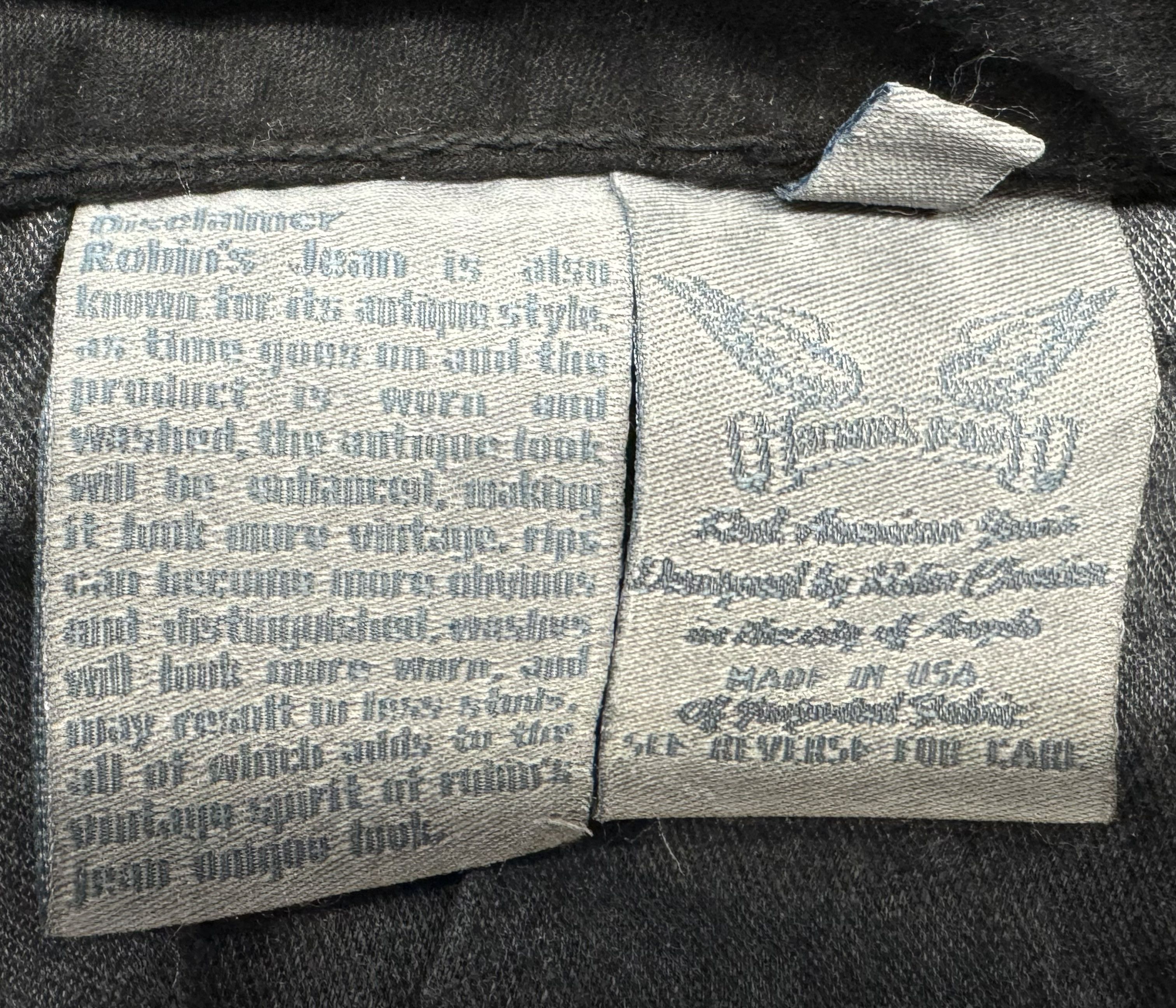 Robins Jeans ROBINS JEANS "URED" ZIPPER JEANS mens size 30 Size US 30 / EU 46 - 8 Thumbnail