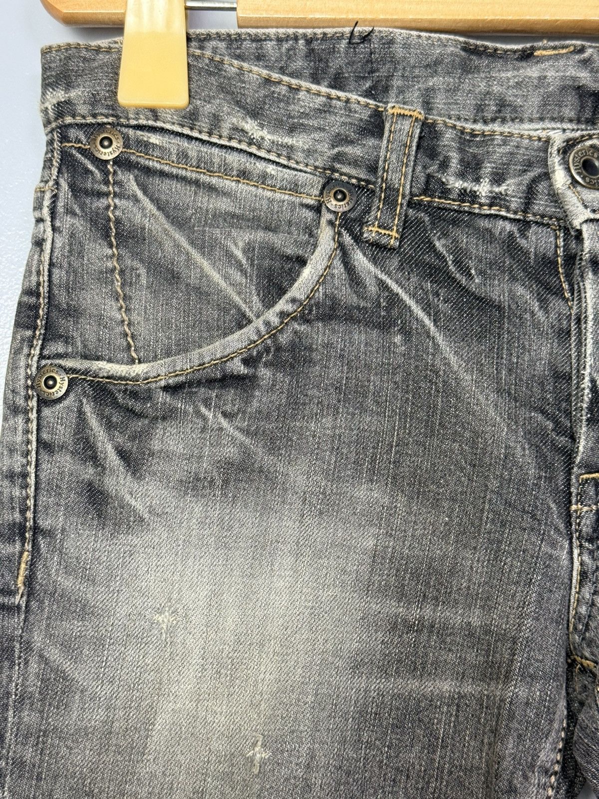 Hysteric Glamour Hysteric Glamour Distressed Gray Pants Size 28" / US 6 / IT 42 - 3 Thumbnail