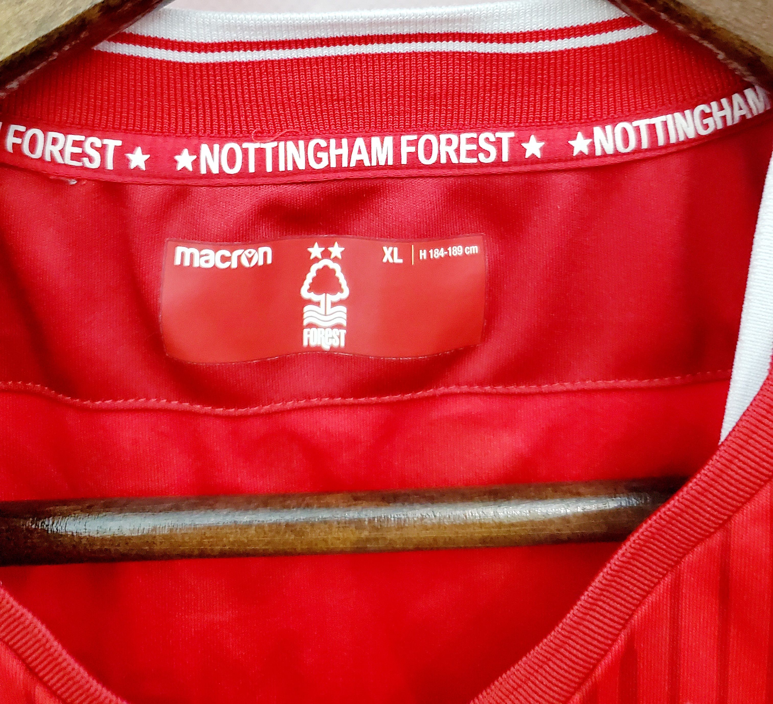 Macron Nottingham Forest 2019/2020 Home jersey perfect condition L Size US L / EU 52-54 / 3 - 4 Thumbnail