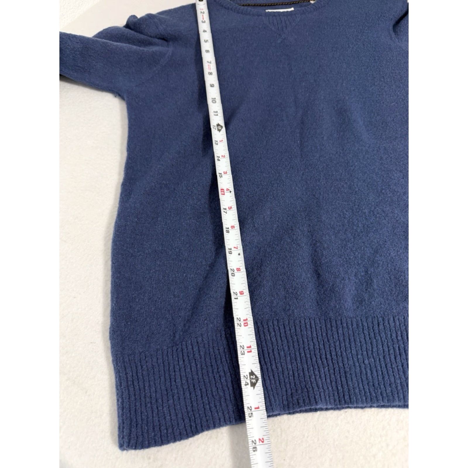 Billy Reid Billy Reid Women's Sweater Wool Blend Blue Size L Size L / US 10 / IT 46 - 2 Thumbnail