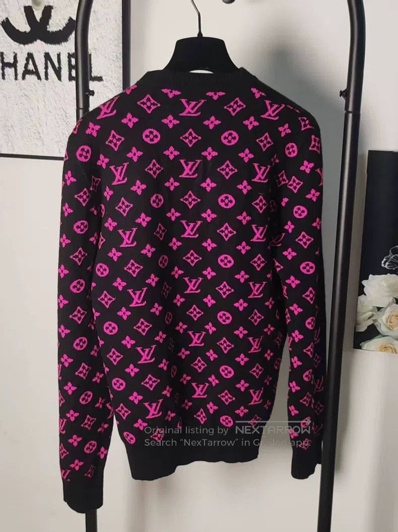 Louis Vuitton Louis Vuitton Full print knit sweatshirt Size US S / EU 44-46 / 1 - 2 Thumbnail