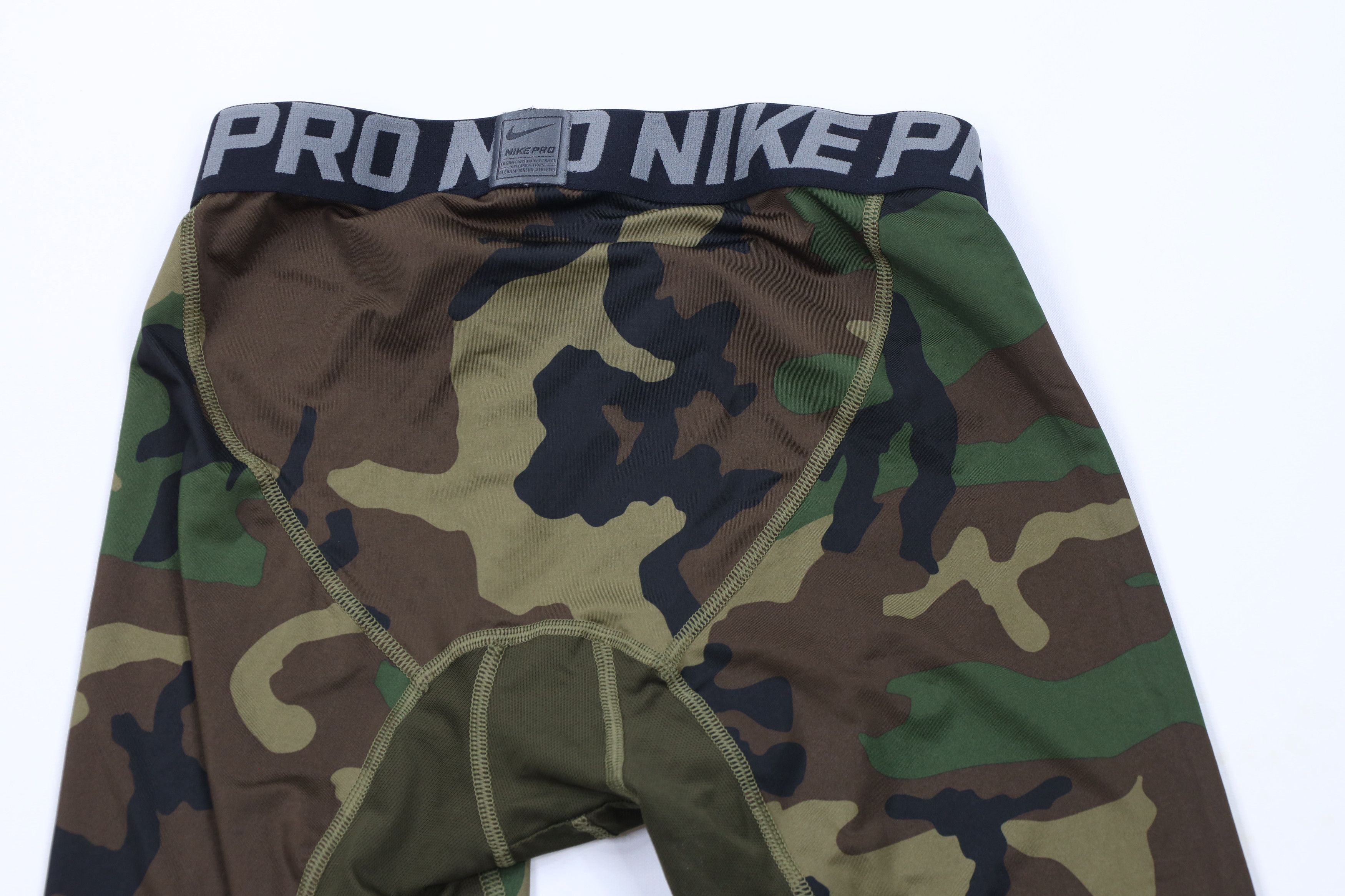 Nike × Vintage Vintage Nike Pro Combat Camouflage Tights Spandex Pants Size US 36 / EU 52 - 8 Thumbnail