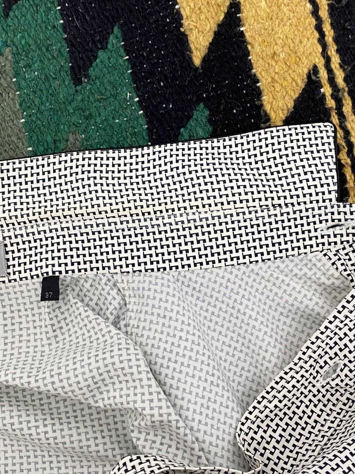 Dior 2000's Dior Homme Japan Patterned Shirt Size US M / EU 48-50 / 2 - 11 Thumbnail