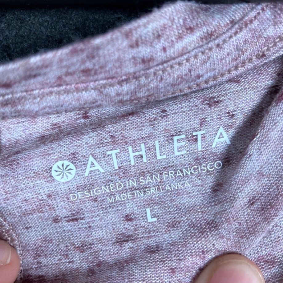 Athleta Athleta Sweater Women's Purple Heathered Cowl Neck Oversized Long Sleeve L Size L / US 10 / IT 46 - 6 Thumbnail