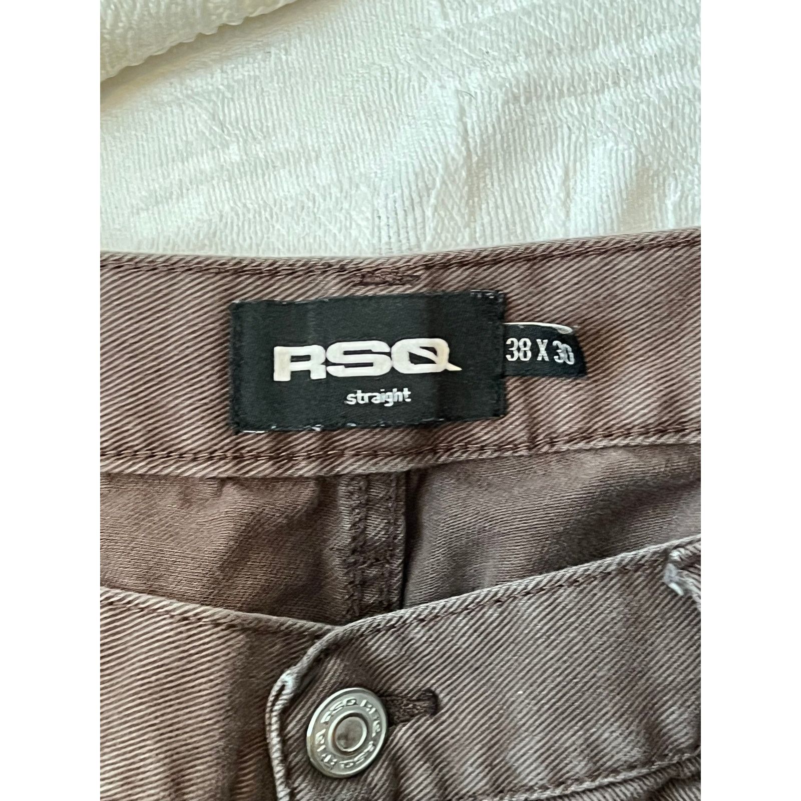Rsq RSQ Khaki Tan Carpenter Jeans Mens 38x30 Size US 38 / EU 54 - 3 Thumbnail