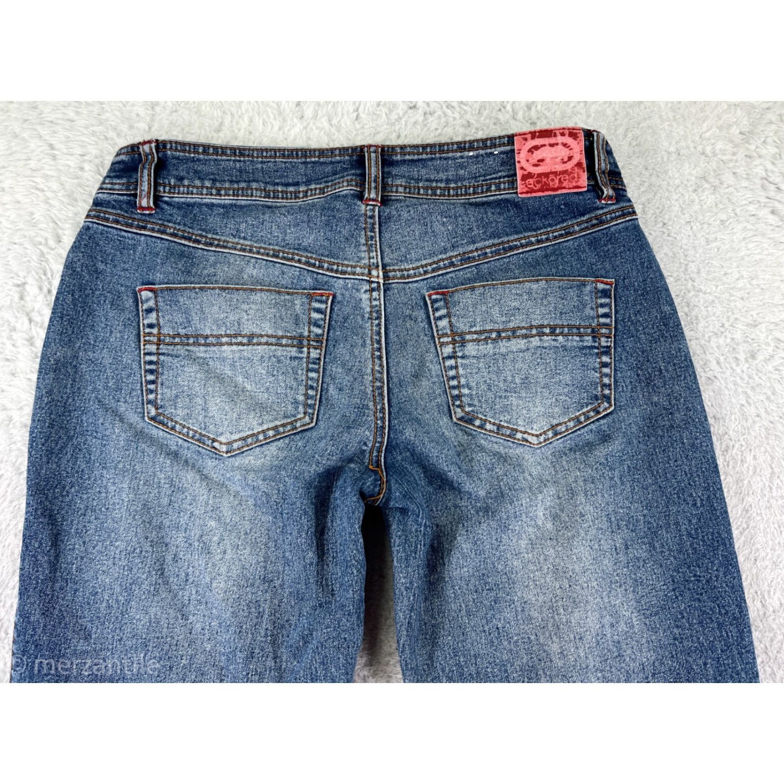 Ecko Unltd. VINTAGE Ecko Unltd. Jeans Denim Blue Bootcut 9 Womens Regular 30 in Inseam 32 in Cotton Stretch Jeans Size 30" / US 8 / IT 44 - 4 Thumbnail