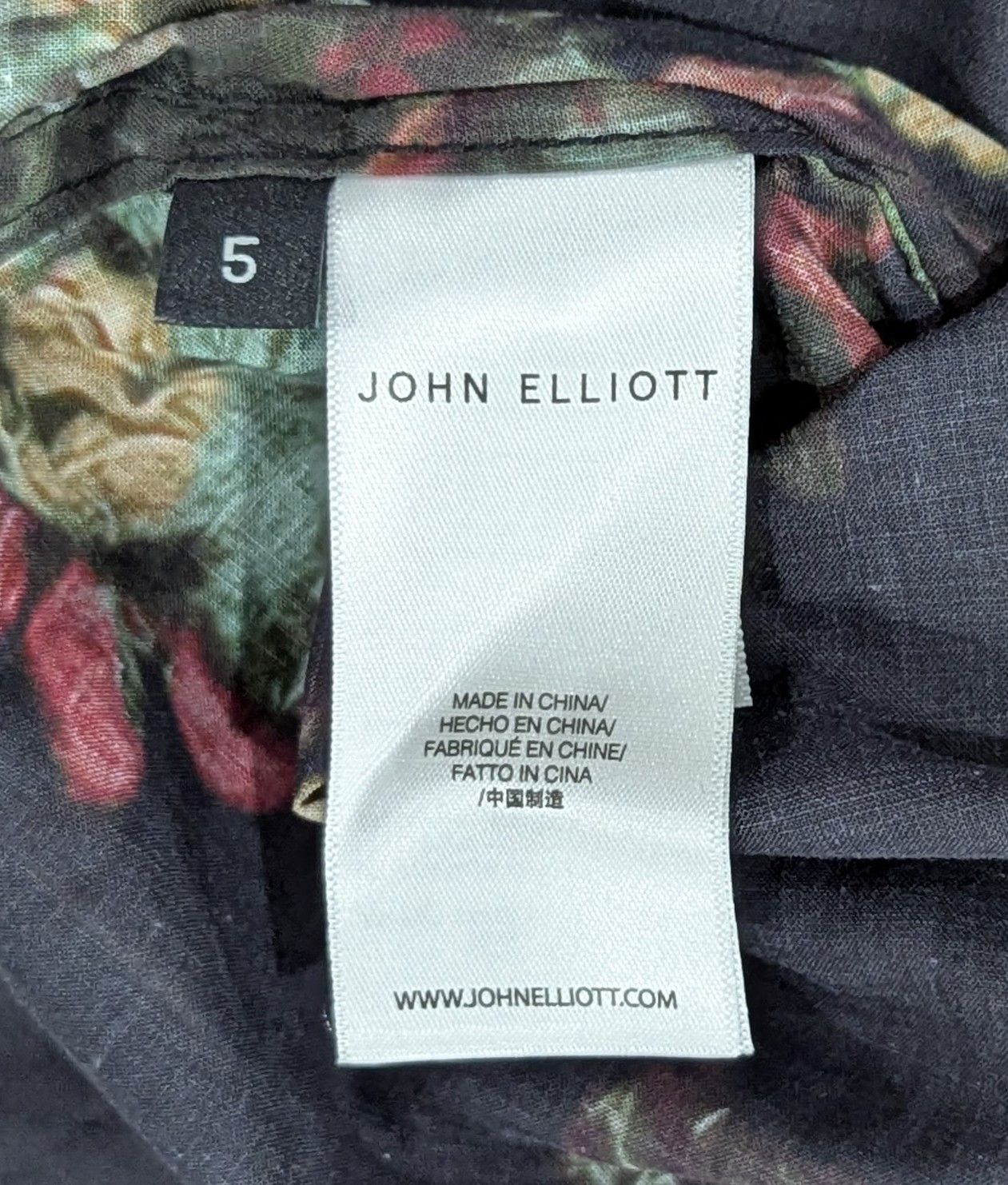 John Elliott JOHN ELLIOTT Floral LS Button Up Shirt Black 5 - 2XL Size US XXL / EU 58 / 5 - 7 Thumbnail
