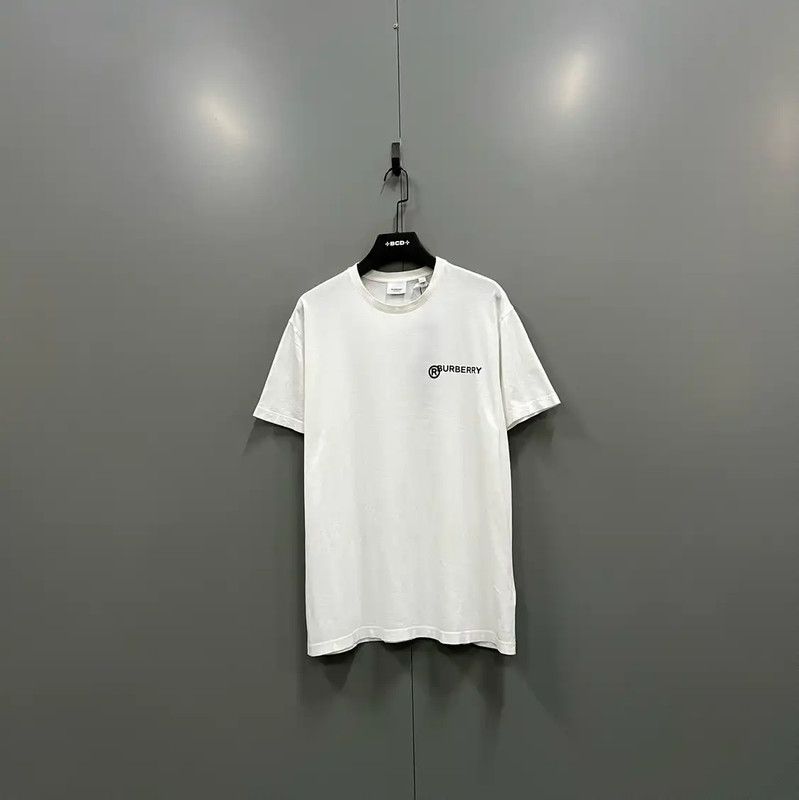 Burberry Burberry Summer White Cotton Logo T-shirt Size US S / EU 44-46 / 1 - 1 Thumbnail