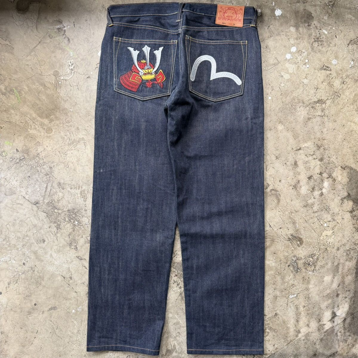 Evisu Evisu Japan - Embroidered Seagul Selvedge Jeans Size US 38 / EU 54 - 1 Thumbnail