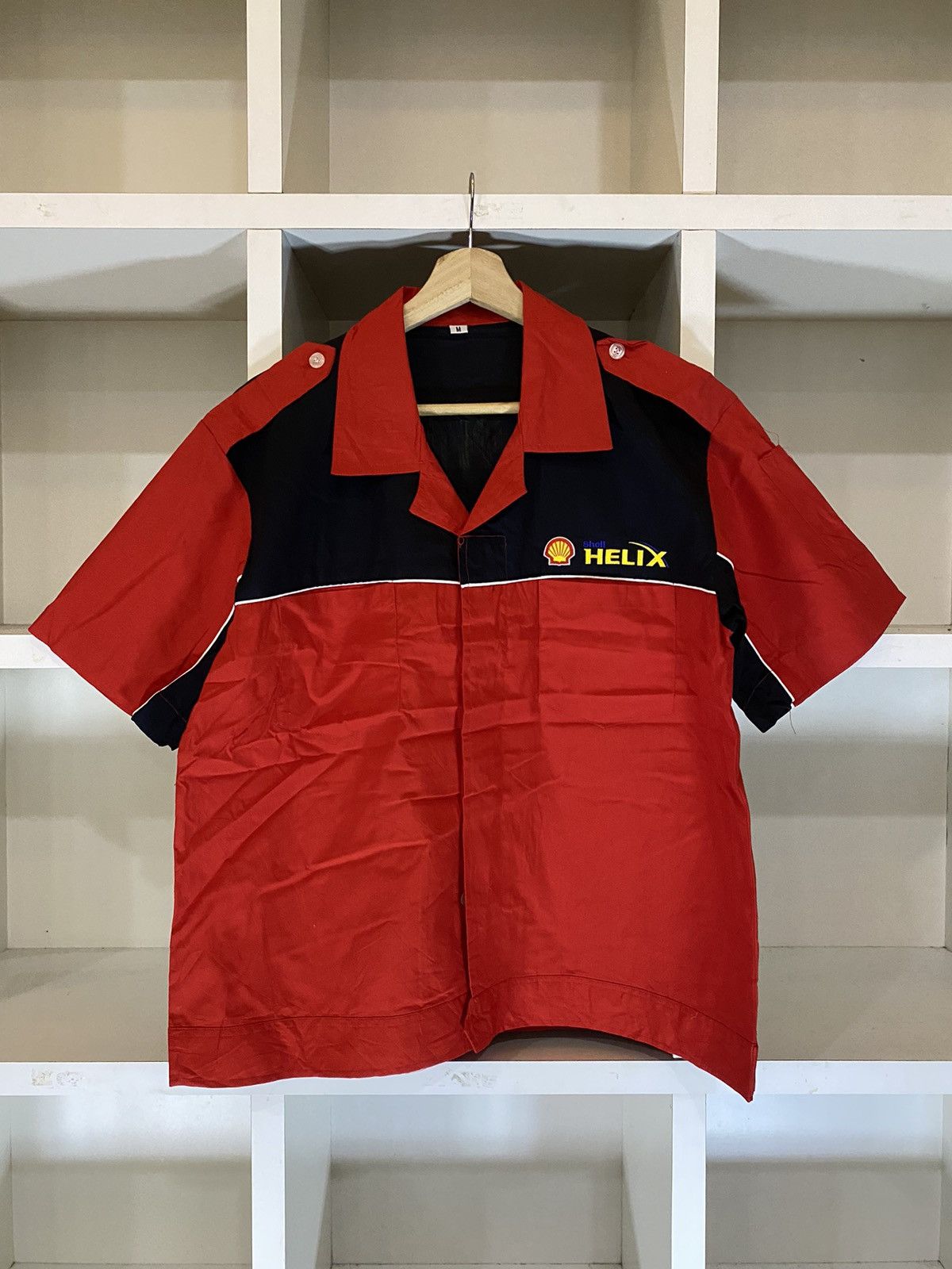 Helix × Vintage Vintage Shell Helix Service Centre Worker Shirt Size US M / EU 48-50 / 2 - 2 Thumbnail
