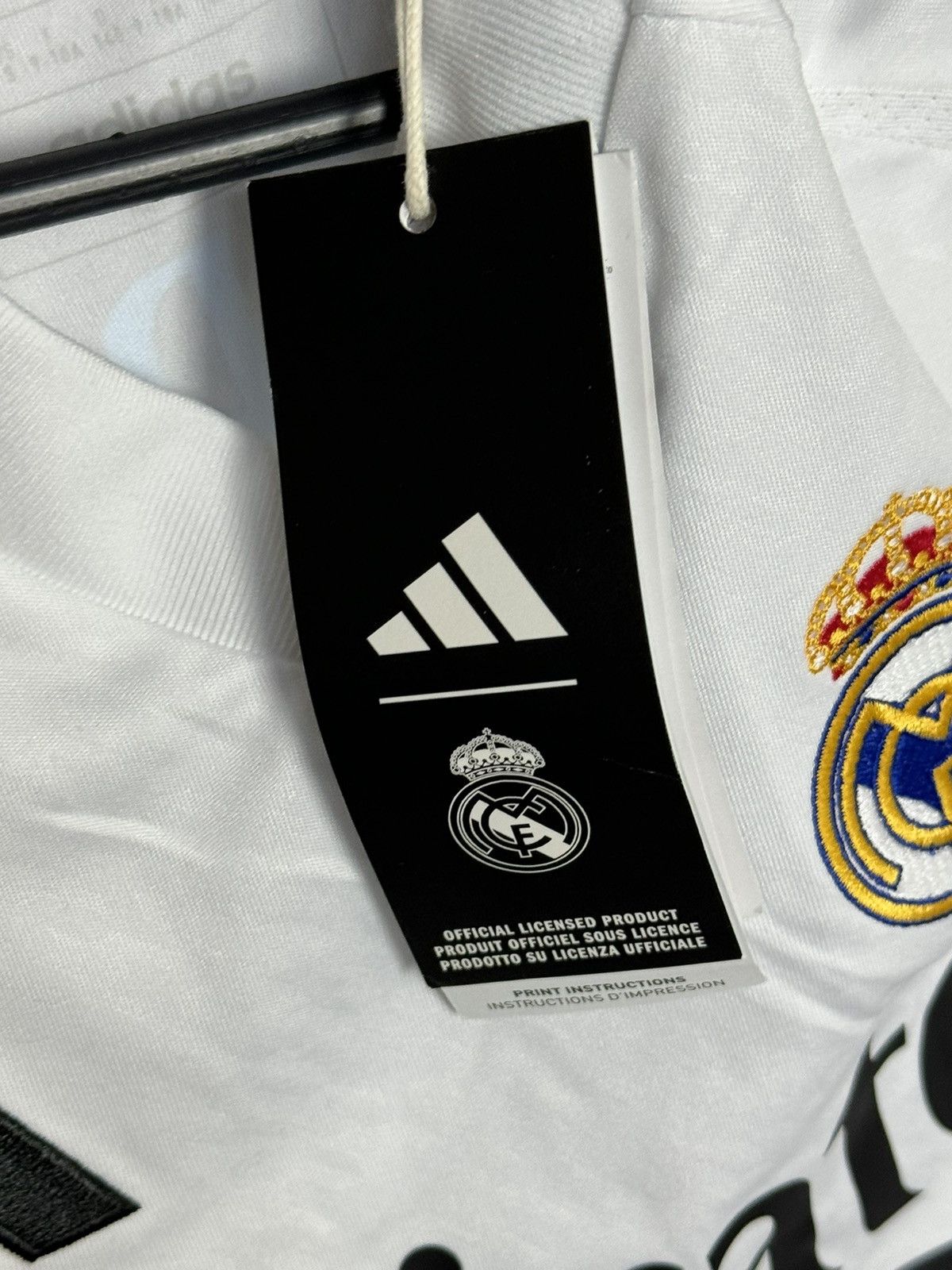 Adidas KIDS New Real Madrid 24/25 Home Mbappe Football Jersey Size US XS / EU 42 / 0 - 9 Thumbnail