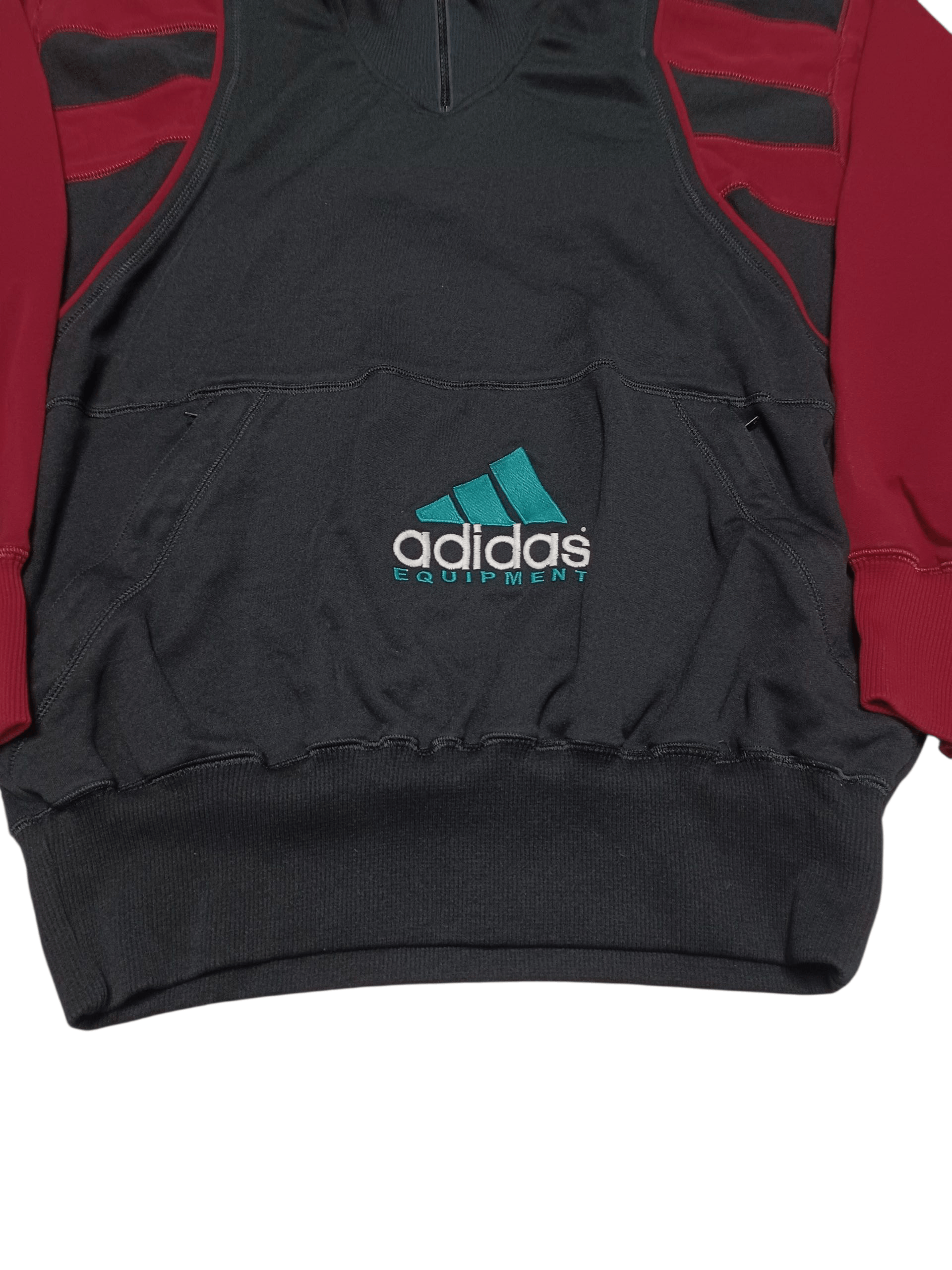 Adidas ADIDAS EQUIPMENT VINTAGE 90S BIG LOGO 1/3 SWEATSHIRT Size US L / EU 52-54 / 3 - 2 Thumbnail