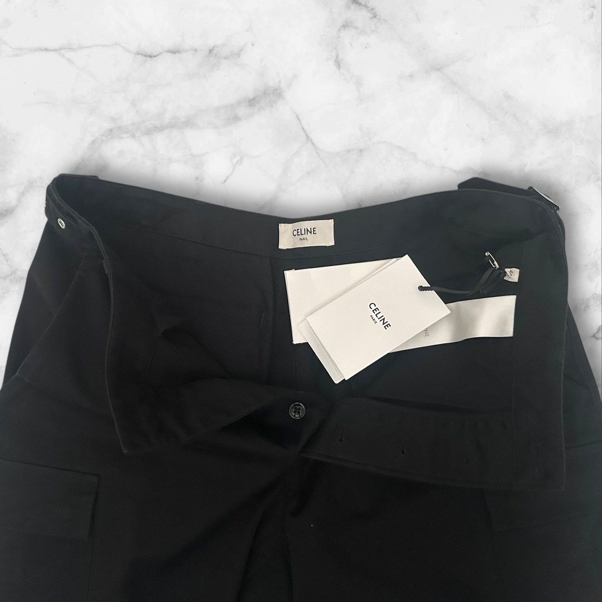 Celine Celine Homme Harness Cargo Shorts Size US 31 - 3 Thumbnail