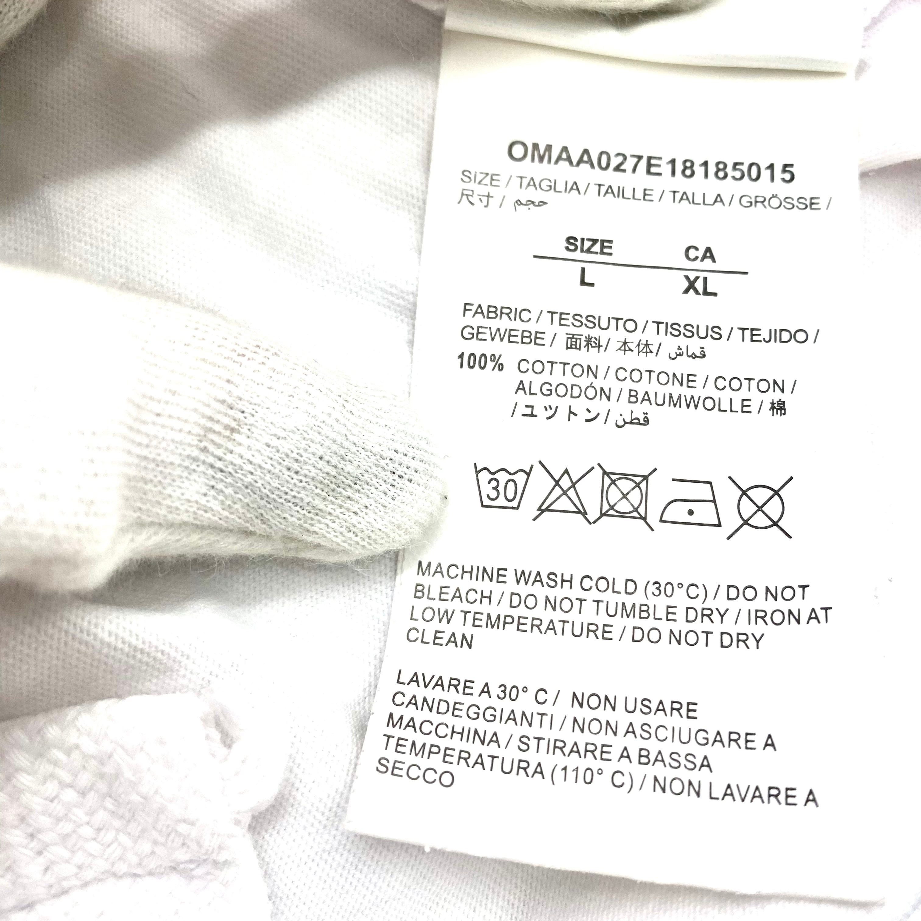 Off-White 19SS OFF WHITE FLAMED BART Tee White Size US L / EU 52-54 / 3 - 4 Thumbnail