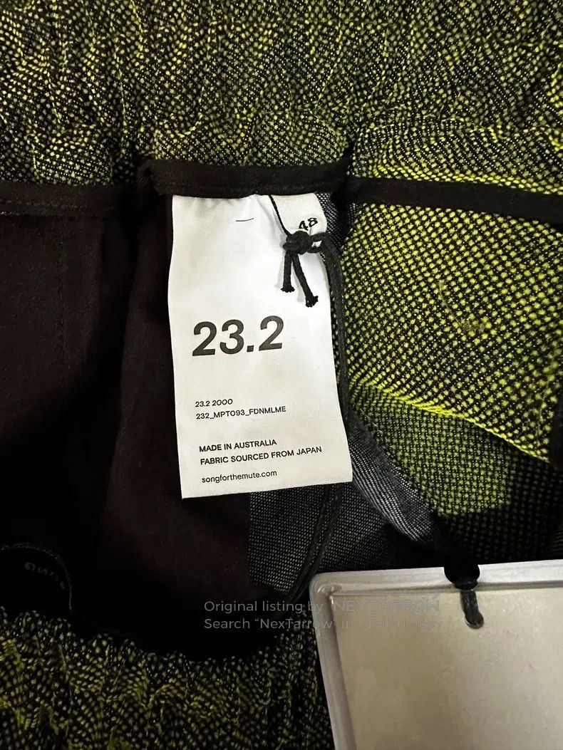 Song For The Mute SONG FOR THE MUTE Green fabric buttoned trousers Size US 32 / EU 48 - 5 Thumbnail