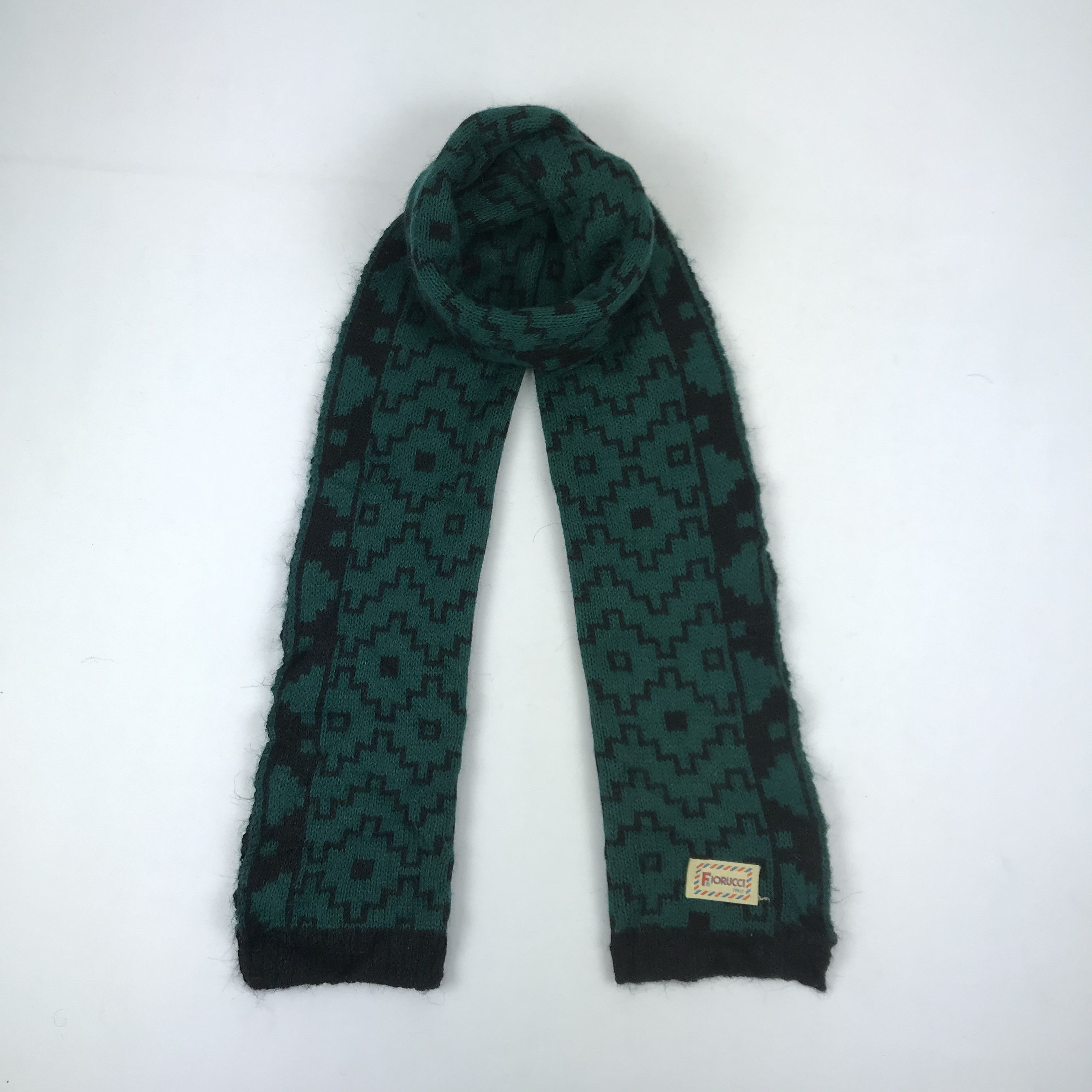 Fiorucci Vintage Fiorucci Scarf Muffler Wool Cashmere Scarves Size ONE SIZE - 1 Thumbnail