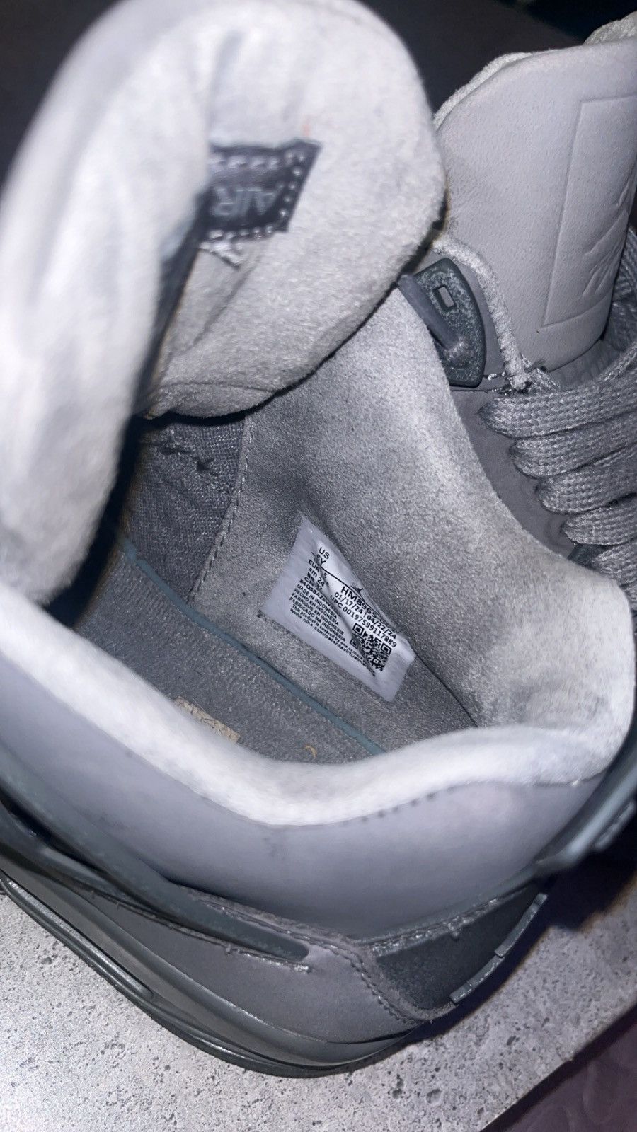 Jordan Brand Air Jordan 4 Retro Wet Cement Size US 6 / EU 39 - 3 Thumbnail